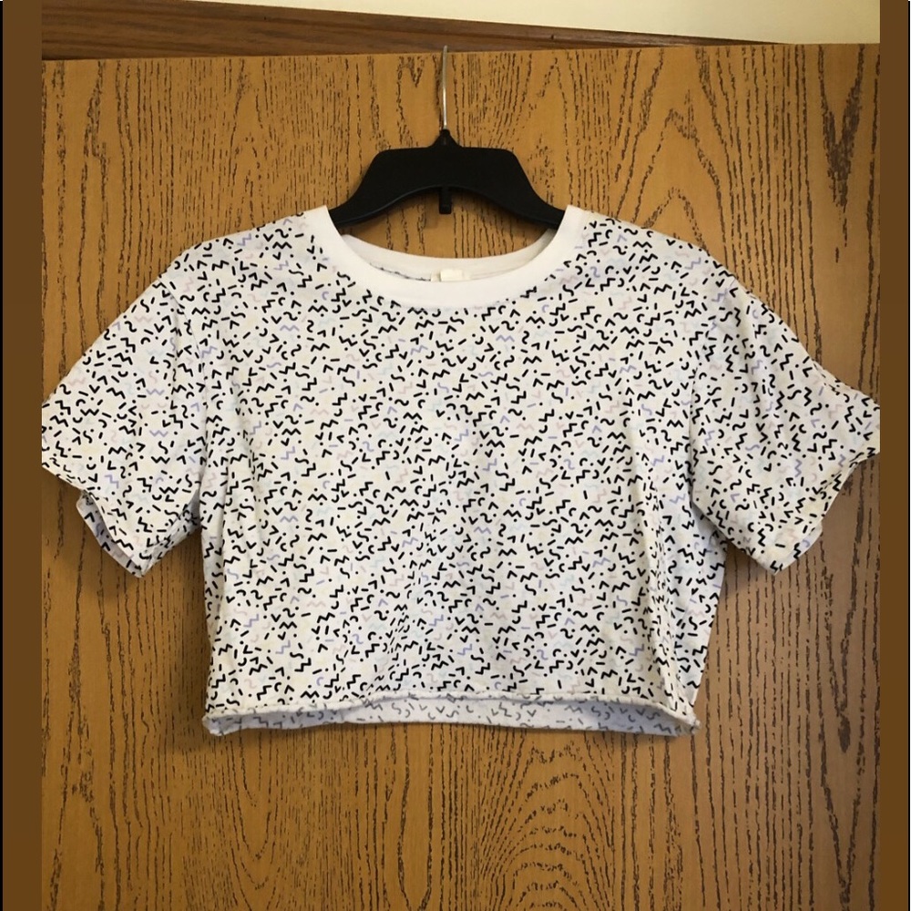 White crop top